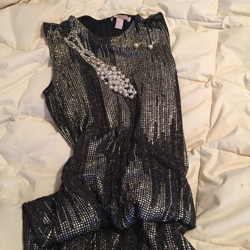 Shimmery, lightweight, evening or office dress