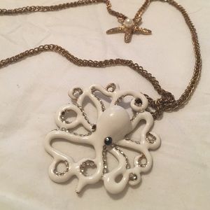 BETSY JOHNSON octopus necklace