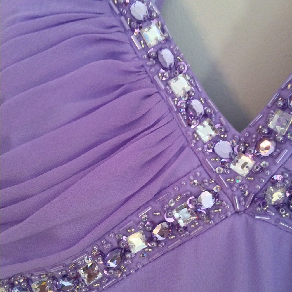 Cache Lilac Prom Dress - Picture 3 of 4