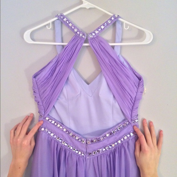 Cache Lilac Prom Dress - Picture 2 of 4
