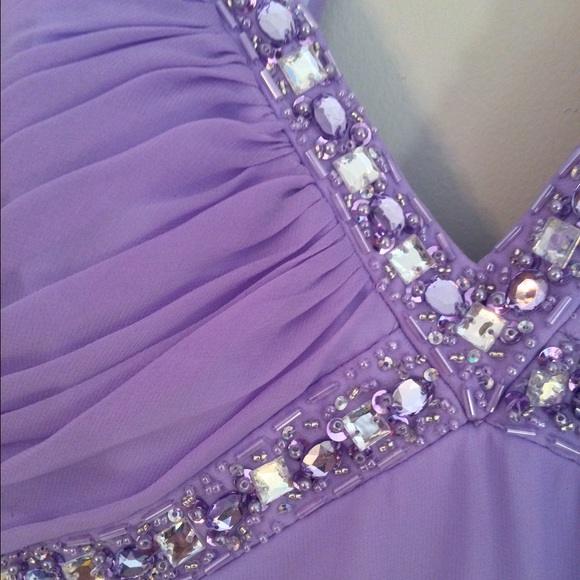 Cache Lilac Prom Dress - Picture 3 of 4
