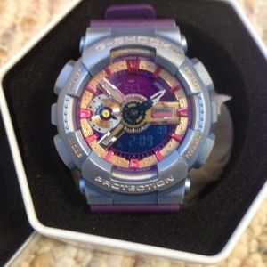 Baby G Teal, Purple, and Pink Baby G Watch