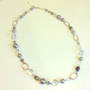 White House Black Market silver necklace
