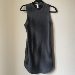 mock turtleneck dress