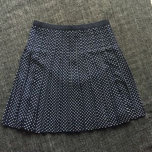 J.Crew stitched down pleated mini in for, s0