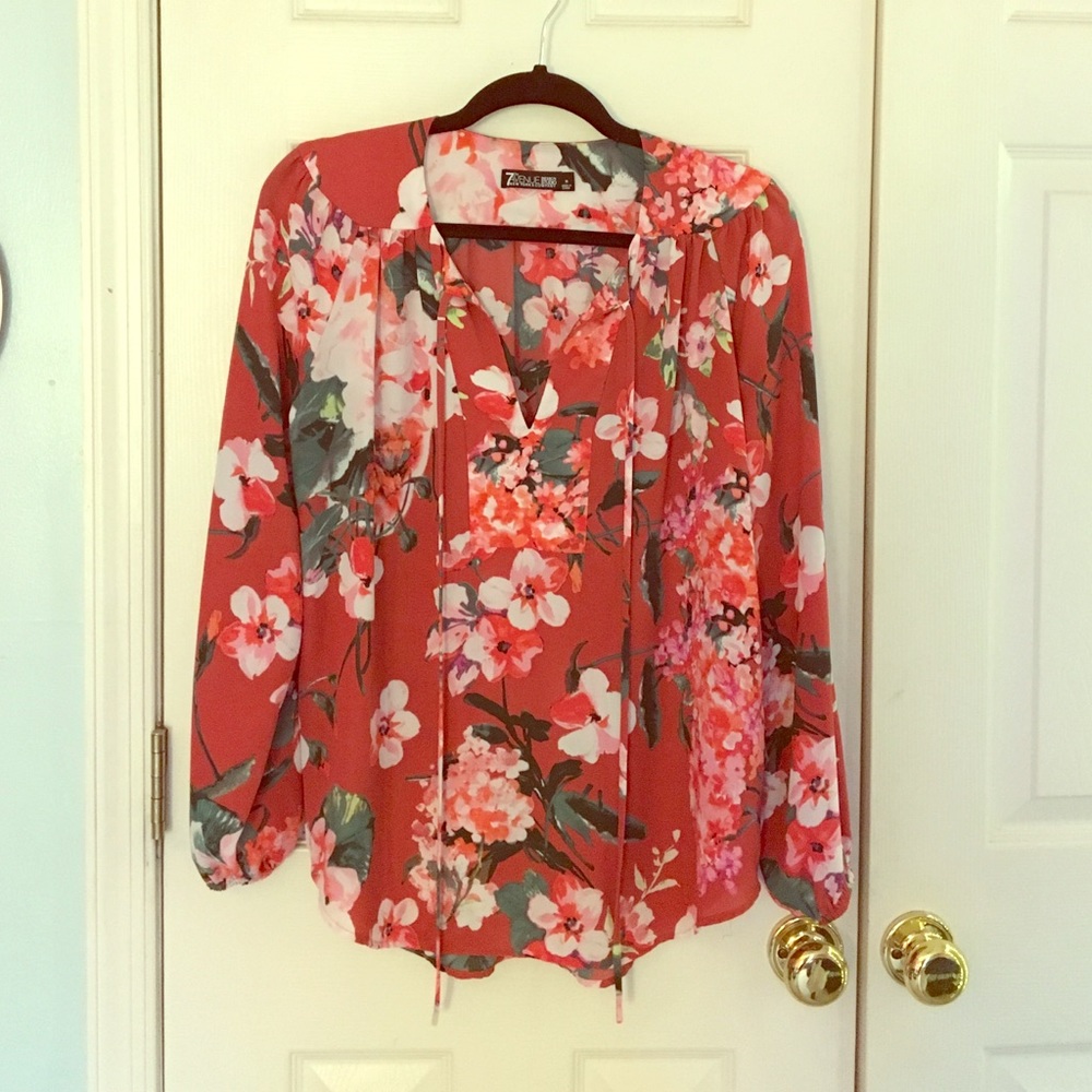 Front Tie Boho Blouse