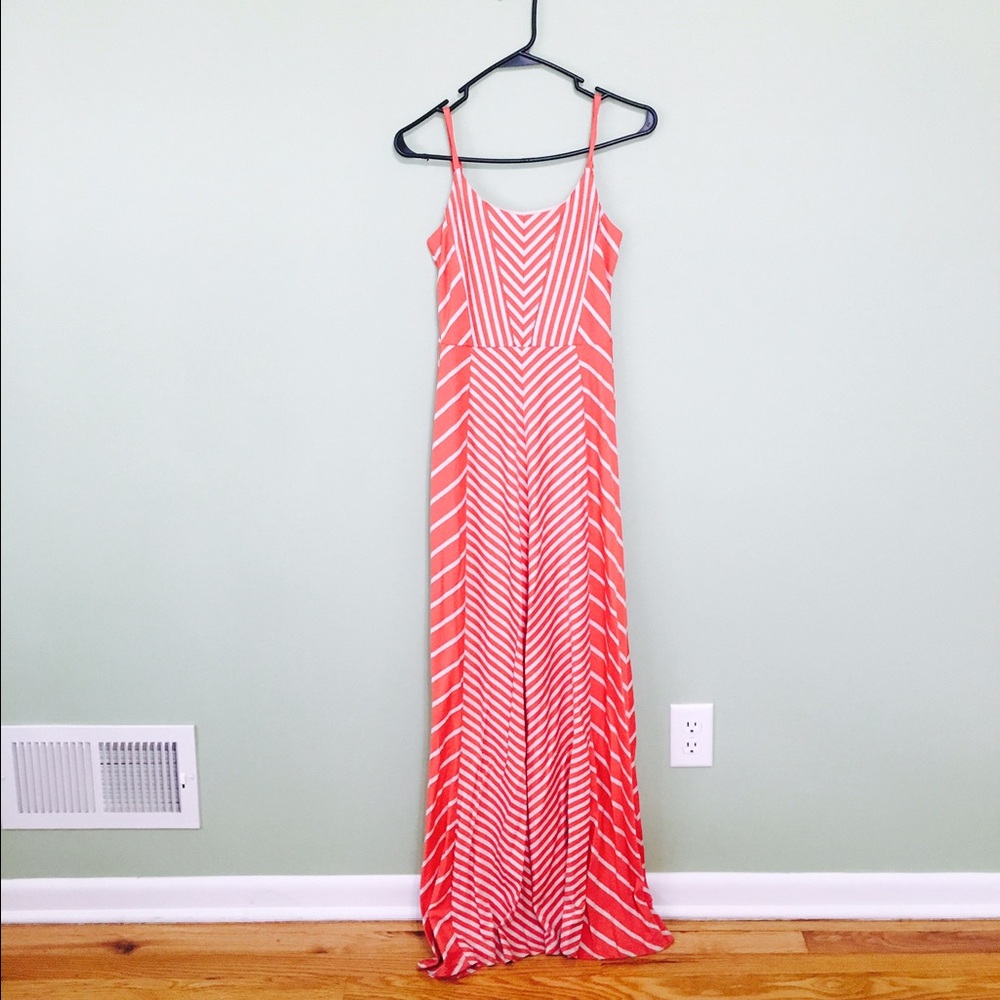 Striped maxi
