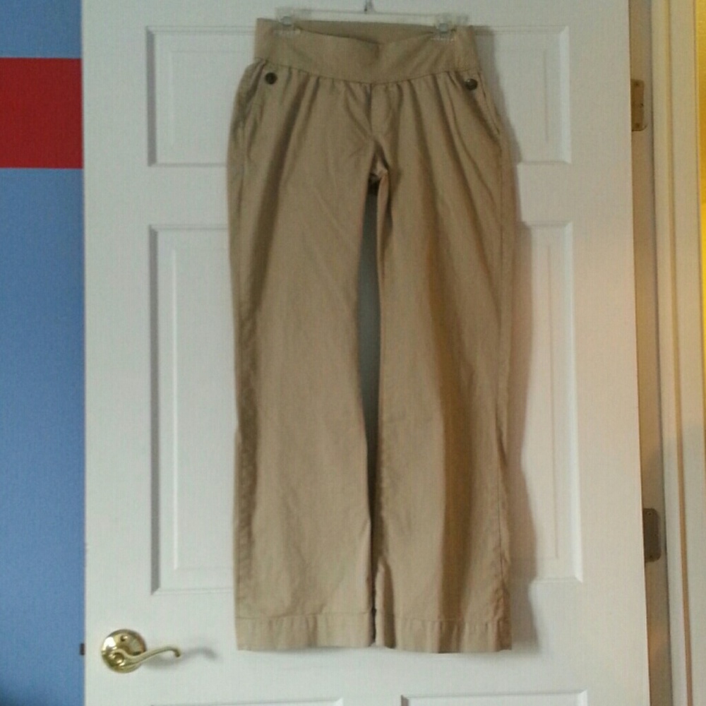 GAP Khaki Maternity pants