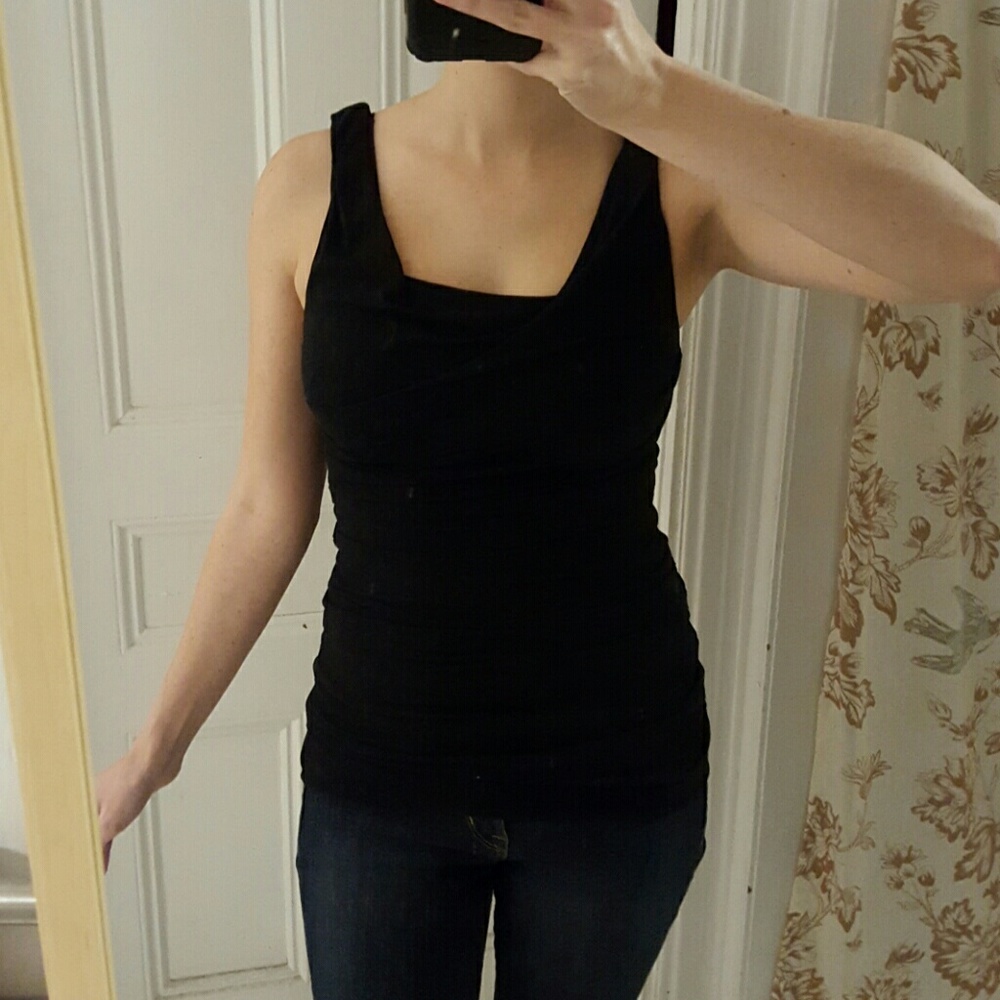 Express draped/ruched top