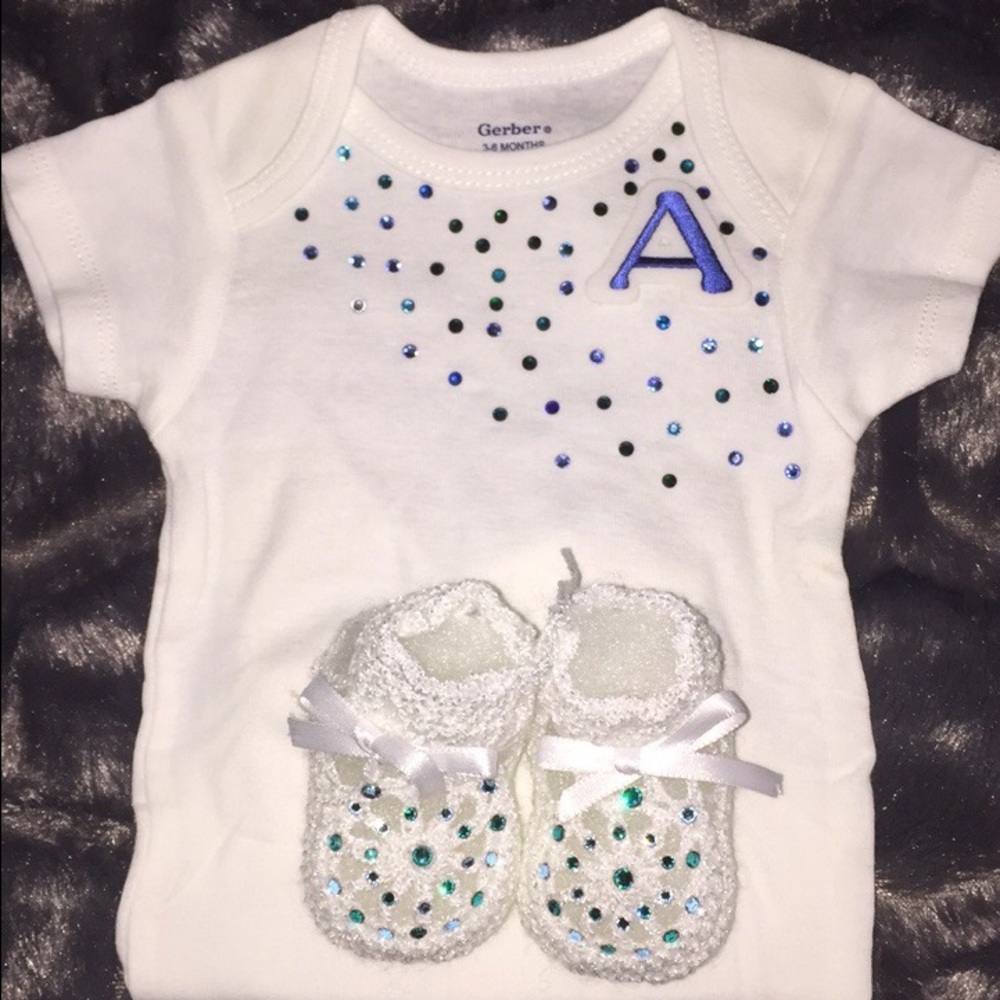 Custom Handmade baby onesie