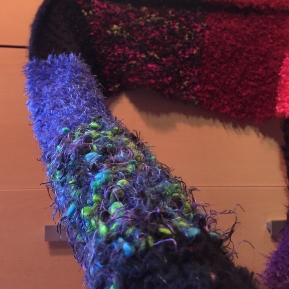 Fuzzy Colorful Scarf! - Picture 2 of 2
