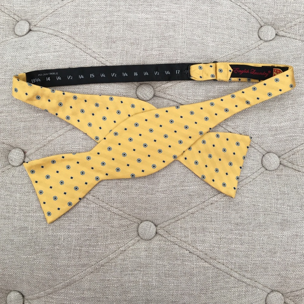 MEN: ✅ English Laundry Silk Bow tie