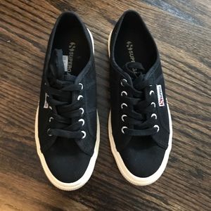black superga sneakers