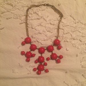 Red beaded necklace