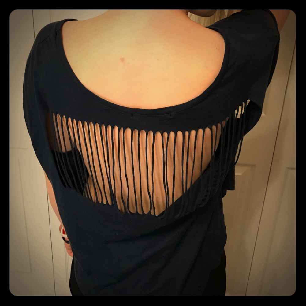 Vintage Havana open back crop top!