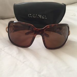 Chanel Tortoise Shell Sunglasses