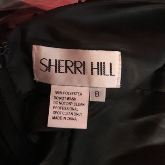 Black Beaded Sherri Hill 2016 Collection - Picture 4 of 4