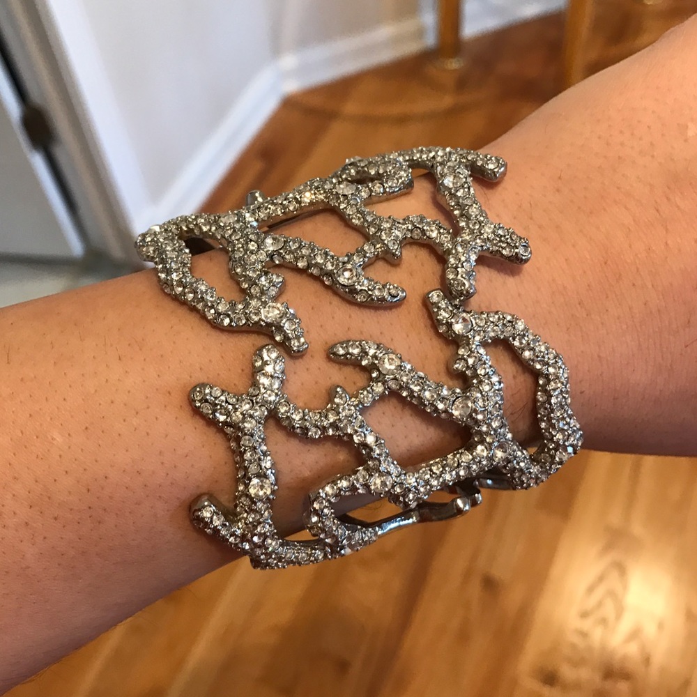 Crystal Statement Bracelet - image 1