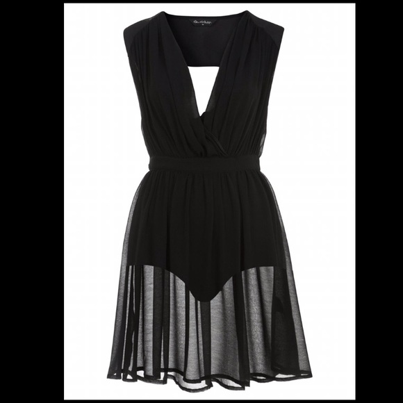 NWOT Miss Selfridge Sheer Dress - Picture 1 of 4