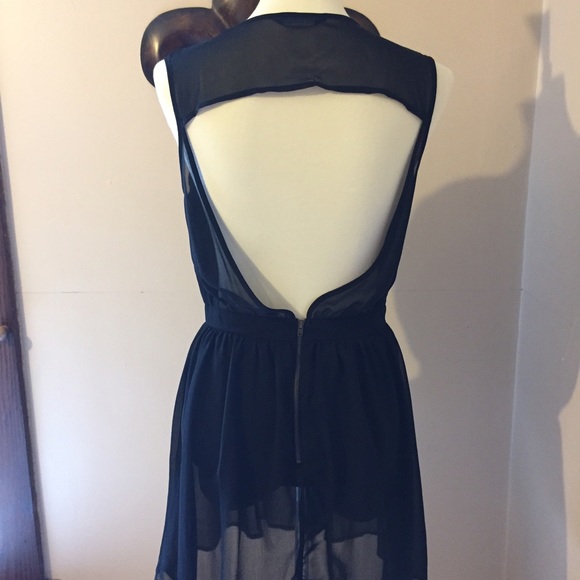 NWOT Miss Selfridge Sheer Dress - Picture 3 of 4