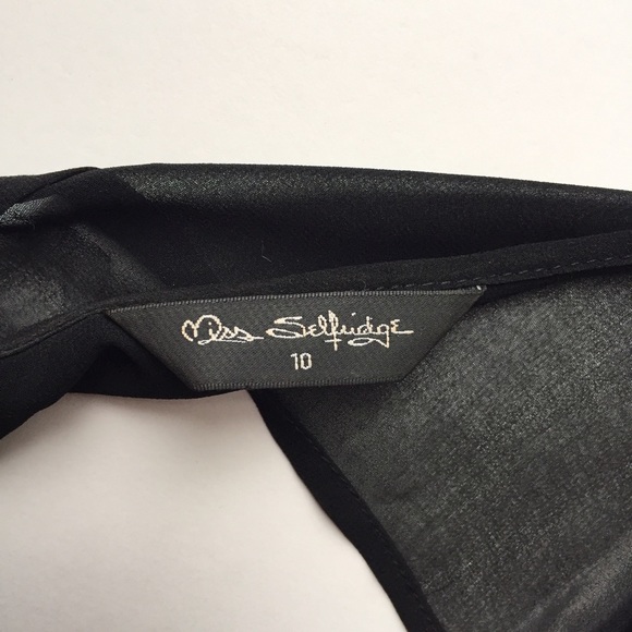 NWOT Miss Selfridge Sheer Dress - Picture 4 of 4
