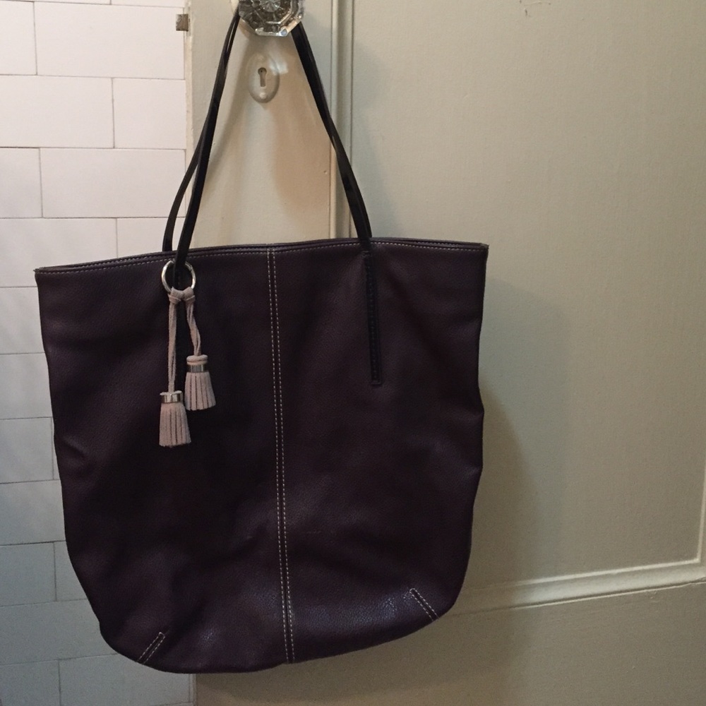 LOFT Plum Tote