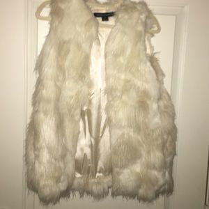 French Connection fur vest
