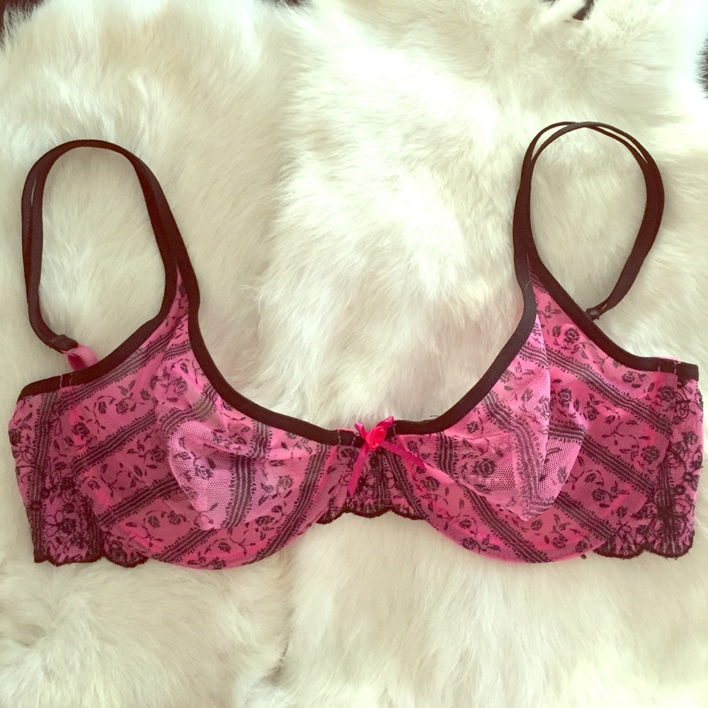 34B DKNY mesh lingerie