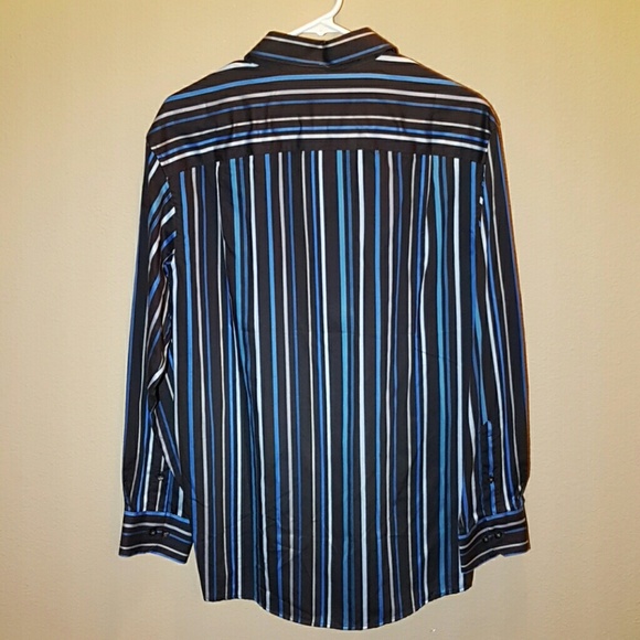 Claiborne Striped Button Down Shirt - S - Picture 2 of 4