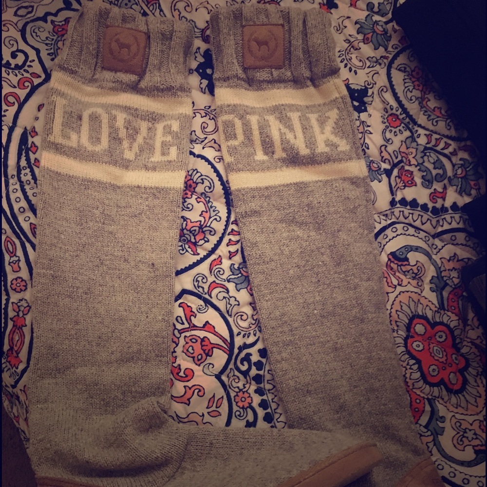 Victoria Secret Pink Slipper boots