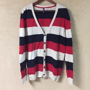 HM Men's button up cardigan Sz L