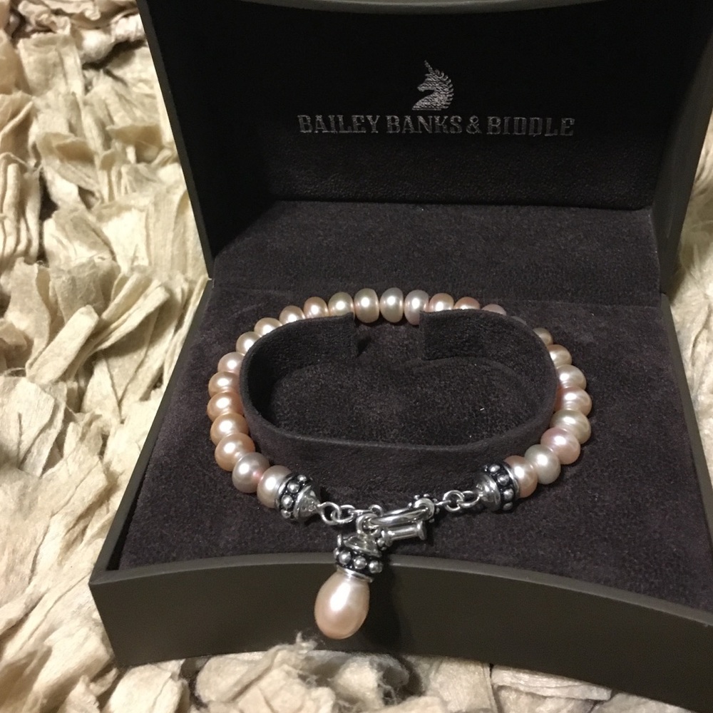 Honora pink pearl toggle bracelet