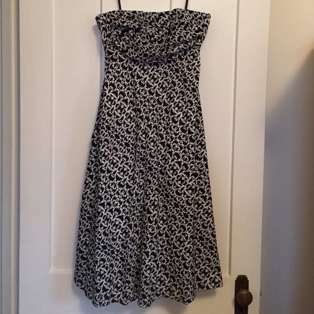 J. Crew beach cotton strapless dress