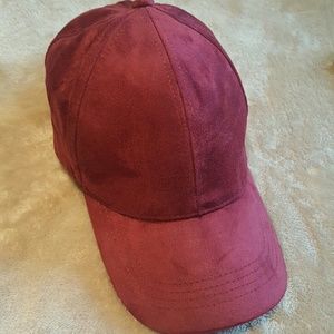 Suede baseball cap / hat