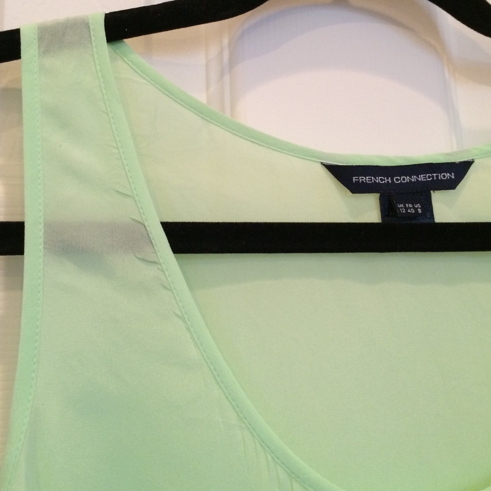 French Connection Green Tank Top - Picture 3 of 3
