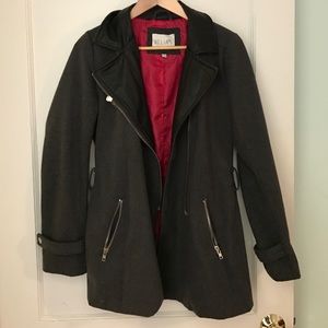 Jacket with Vegan leather detailing!