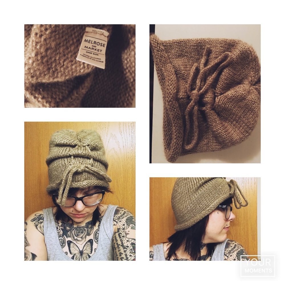 ❄️❄️🍁🍁NWOT Nordstrom Brown Knit Beanie🍁🍁❄️❄️
