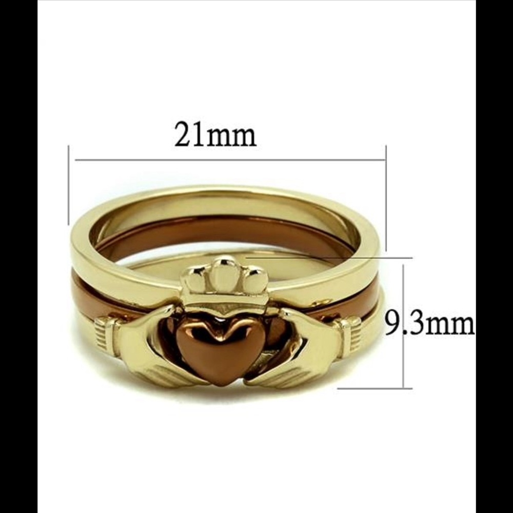 IRISH   WEDDING RING ! St . Patricks☘️ - Picture 2 of 3