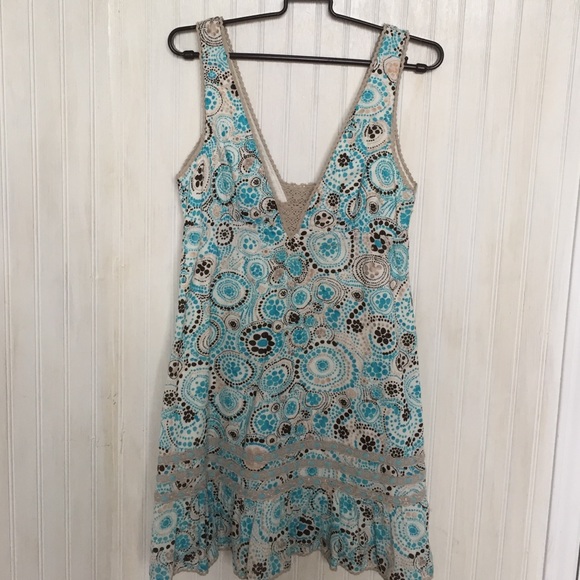 Free People modern print dress. - Picture 1 of 1