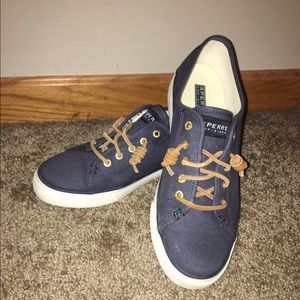 Navy Blue Sperrys