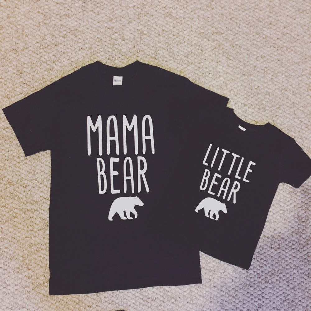 Mama bear/little bear matching shirts