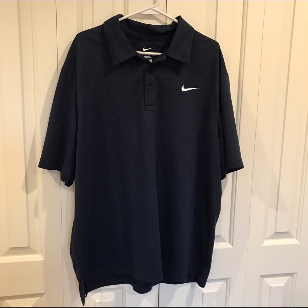 XL Men's Navy Blue Nike Dry Fit Golf Shirt