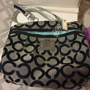 East west coach bag.