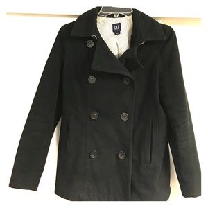 Black GAP peacoat