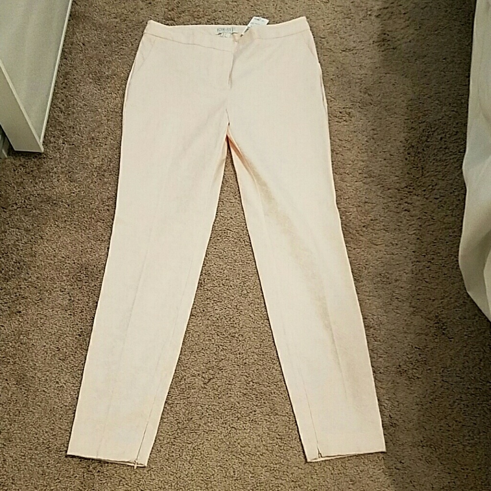Pale pink dress pants