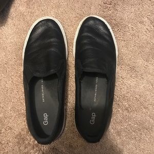 black gap slip on shoes