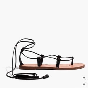 Madewell boardwalk lace up sandal