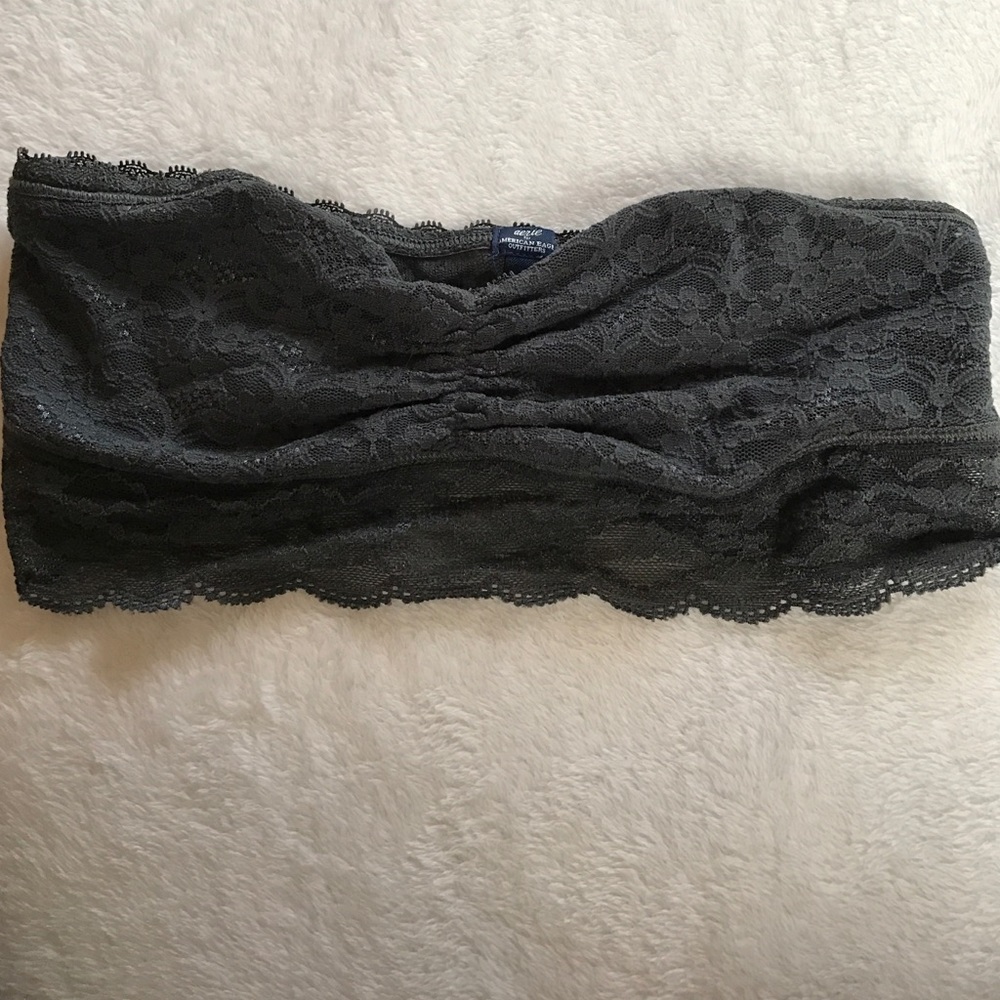 Women's small gray bandeau