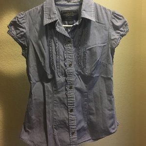 Short sleeve button down Blouse
