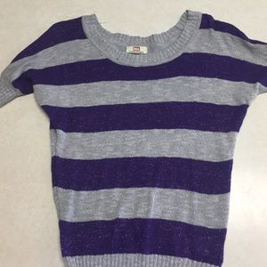 Ladies striped sweater top
